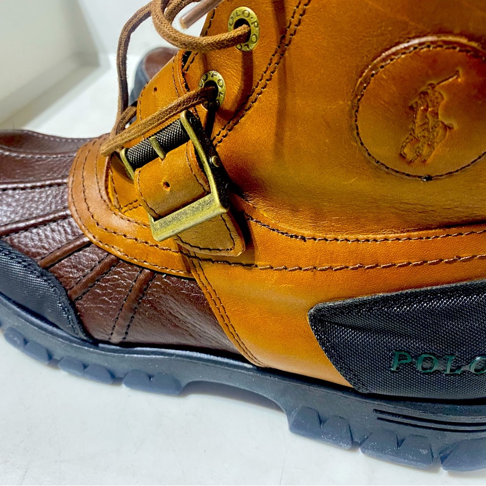 Ralph Lauren Mens Size 9 Leather Boots